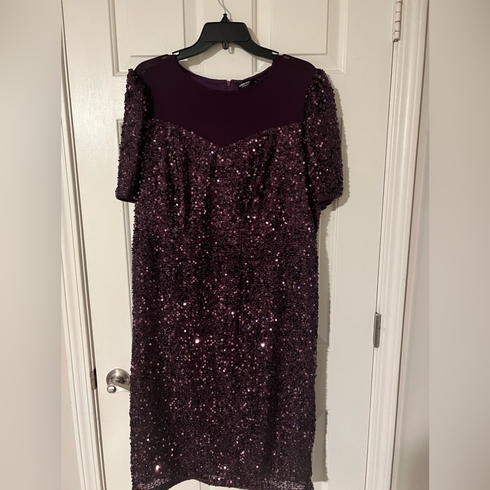 Women’s purple sparkle dress